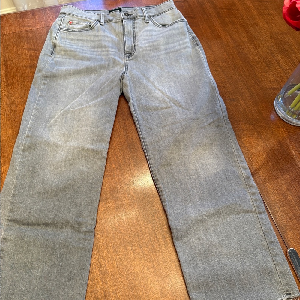 Hudson NOA Women's Straight Leg Jeans - Gray